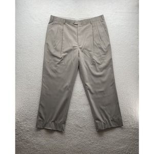Zanella Bennet Dress Pants Mens 38x27 Saks 5th Wool Trousers Slacks Cupro Lined‎